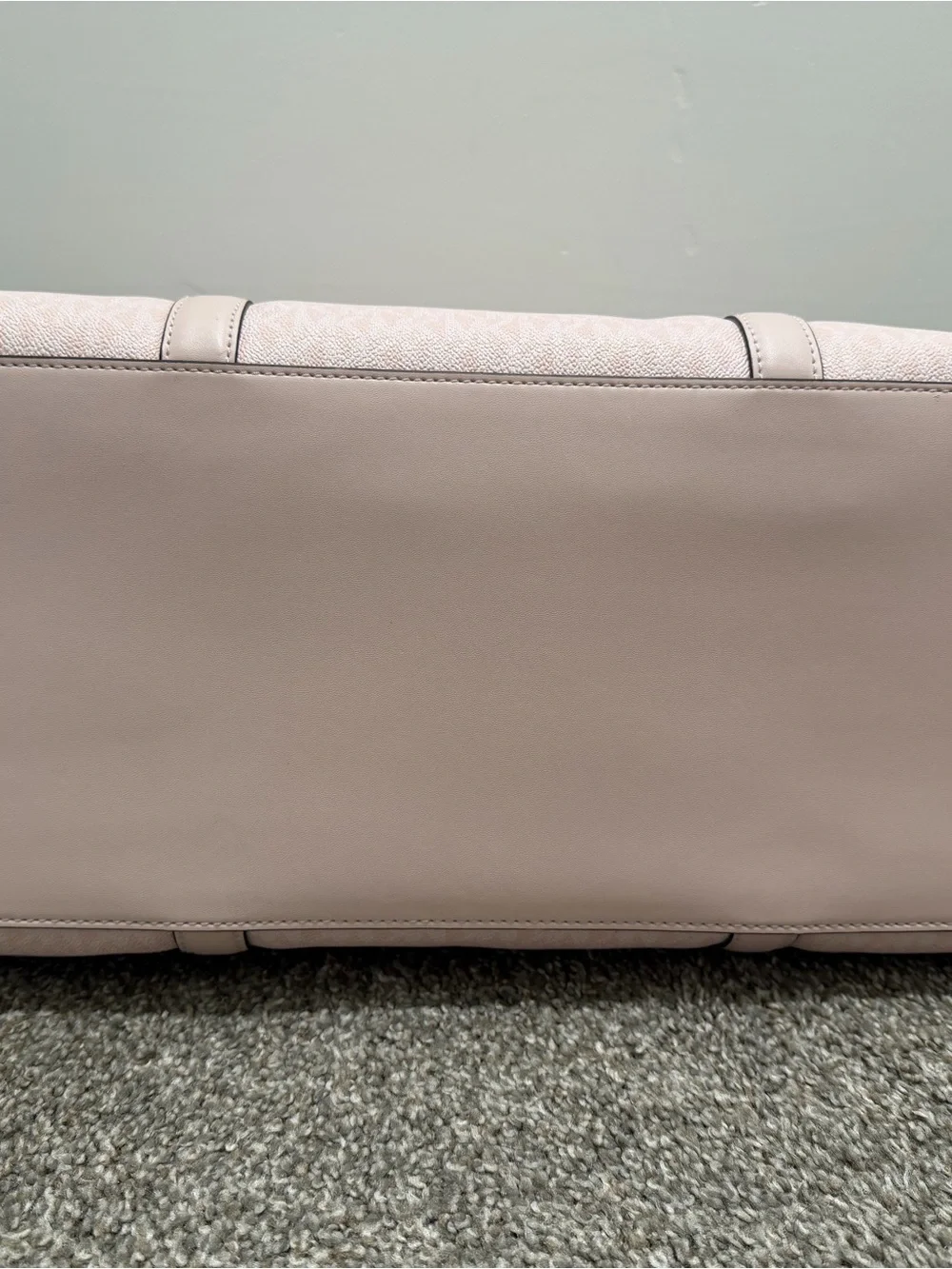 Michael Kors Light Pink Leather Backpack and Tote Set